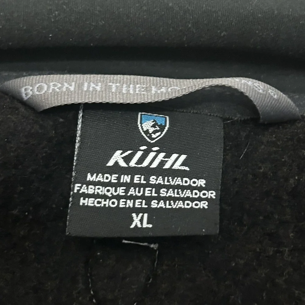 Kuhl Vest Mens XL Black Fleece Softshell Zip Front Outdoor Hiking Casual - Picture 5 of 9